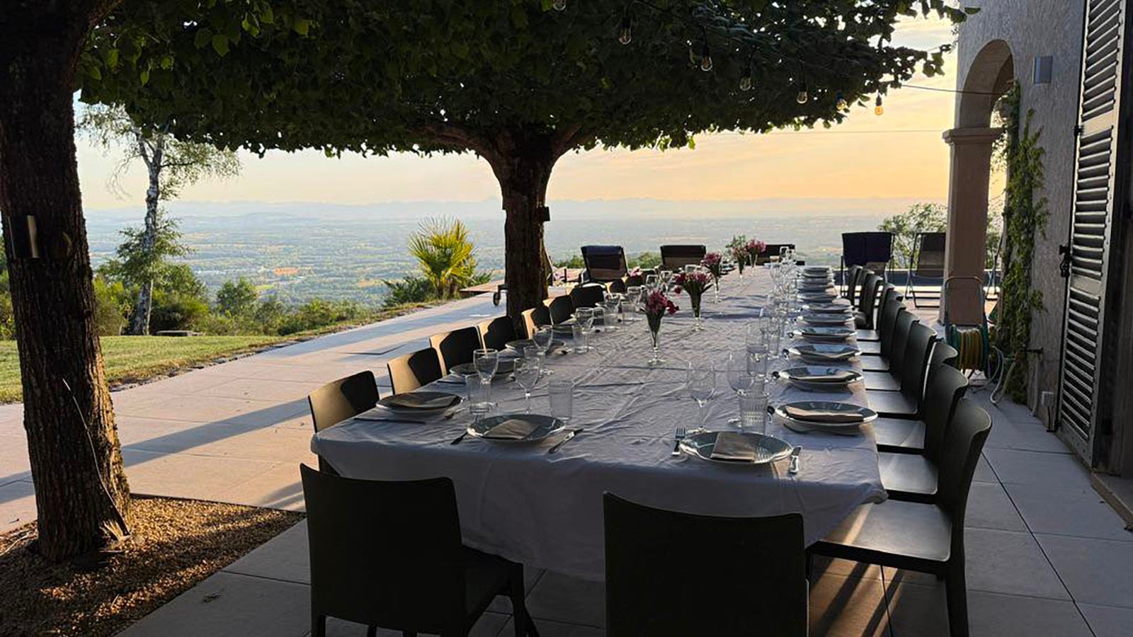 La terrasse du Mas du Roulier